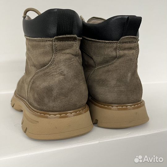 Ботинки замшевые 46 демисезонные мужские