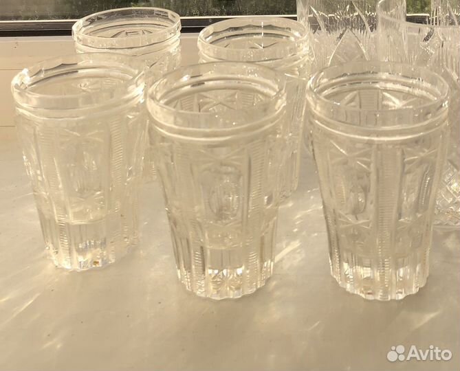 Хрустальные фужеры бокалы СССР