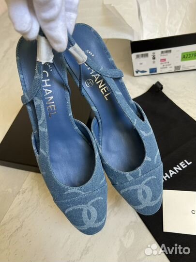 Босоножки женские chanel slingback