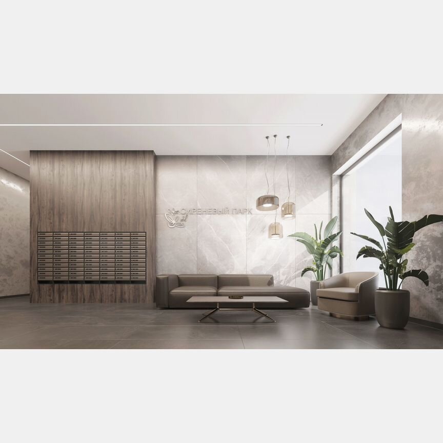 2-к. квартира, 59,6 м², 2/25 эт.