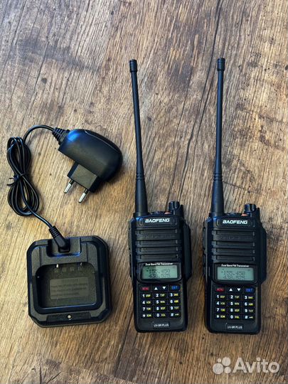 Рация baofeng uv 9r plus комплект из 2х шт (новая)