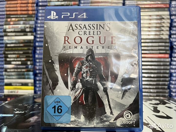 Диск Assassins Creed Изгой Remastered PS4