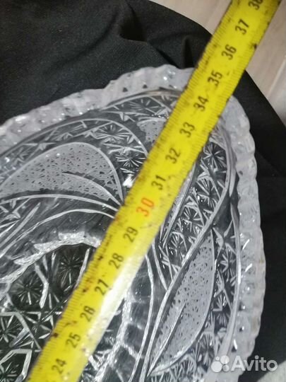 Большая хрустальная ваза