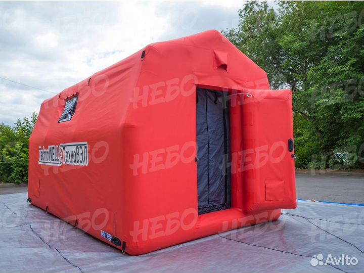 Пневмокаркасный модуль для санобработки