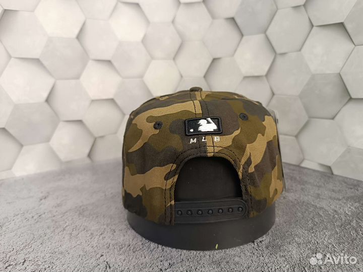 Кепка бейсболка MLB NY army green