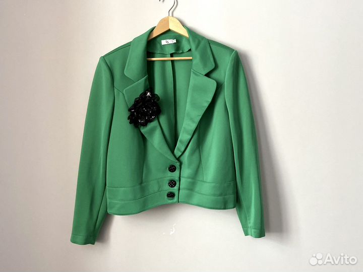 Костюм женский 54 чёрное платье и жакет Беларусь