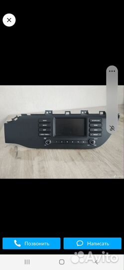 Штатная магнитола на kia rio 3