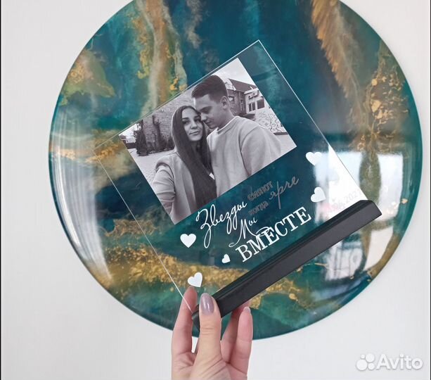 Рамка постер на стекле с фото А4 art097