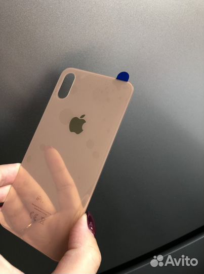 Стекло корпуса iPhone XS (задняя крышка)