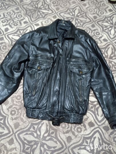 Кожаная куртка мужская/женская