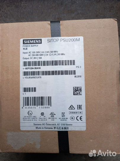 Блоки питания siemen sitop