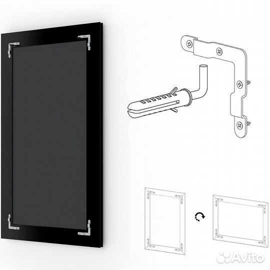 Зеркало Evoform Exclusive 156х66 BY 1190 с фацето