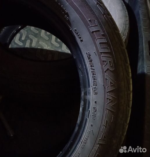 Продам шины Туранза, R16 205/55