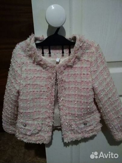 Пиджак для девочки рост 110