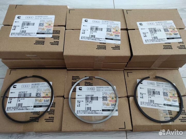 Кольца на поршень Газель Оригинал Камминс