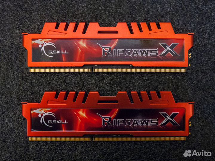 DDR3 2x4gb 1600mhz 1rank CL9-9-9-24 RipjawsX