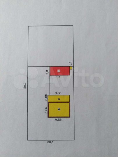 Дом 55 м² на участке 20 сот.