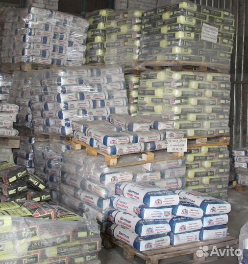 Сухие строительные смеси м150, м200, м300