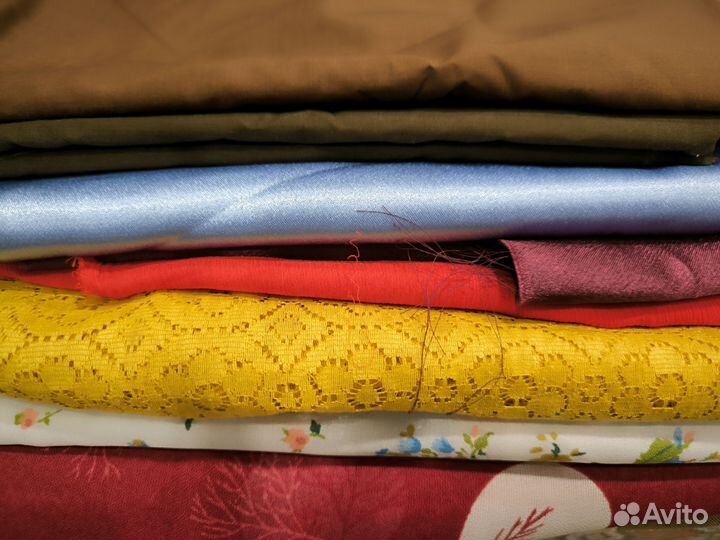Ткань СССР цена за всё 33 отреза, более 8кг