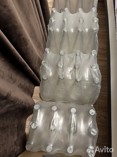 Бутылки стеклянные 1 литр с крышками