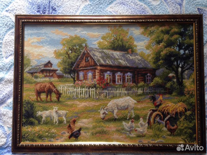 Продаются картины Вышивка крестиком ручной работы