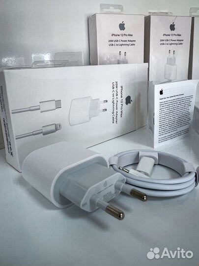 Быстрая зарядка на iPhone Type-C комплект Premium