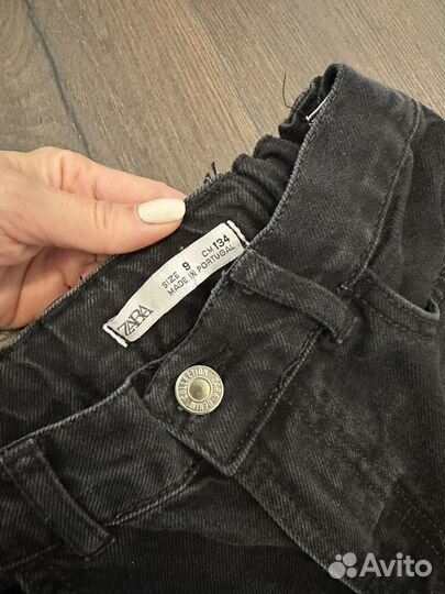 Джинсы zara на девочку 134