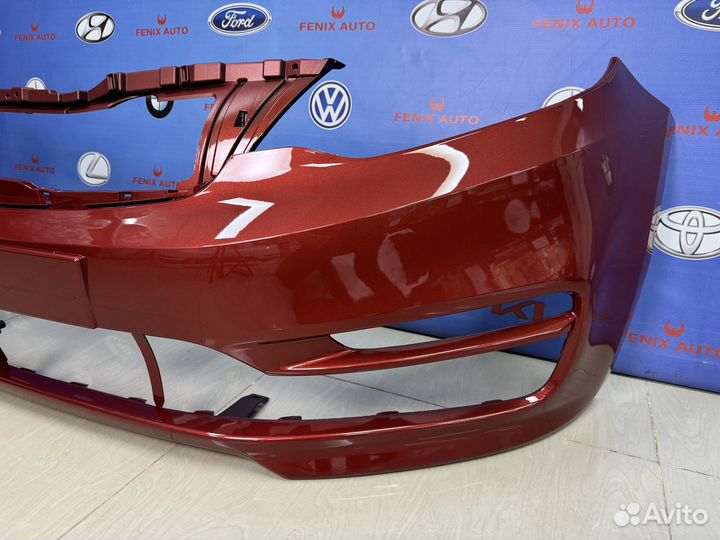 Бампер передний Kia Rio 3 с 15-17 г. цвет Красный