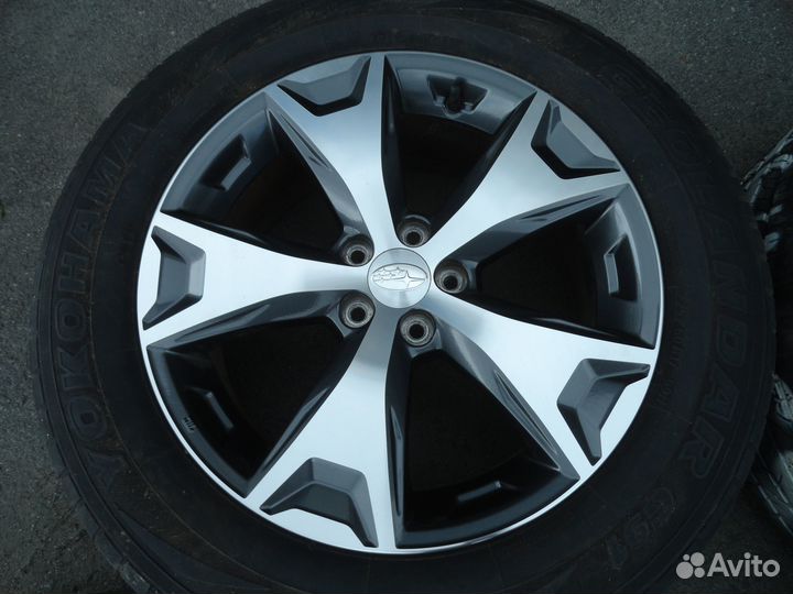 Субару Форестер оригинал диски R17 5*100 7j 48