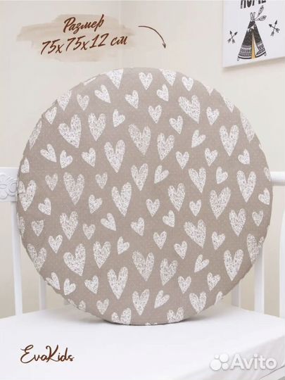 Простыня на резинке в детскую кроватку