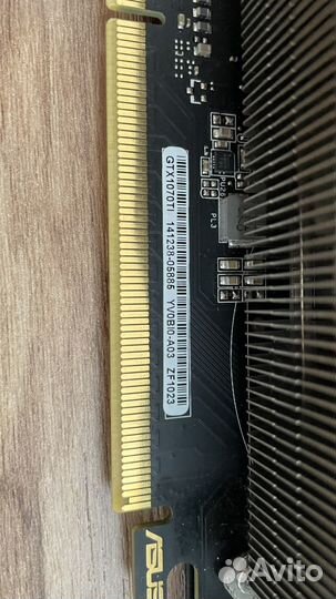 Видеокарта GeForce GTX 1070TI asus ROG strix 8GB