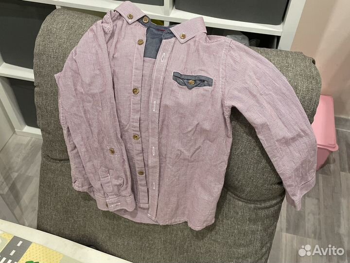 Рубашка для мальчика 104 110