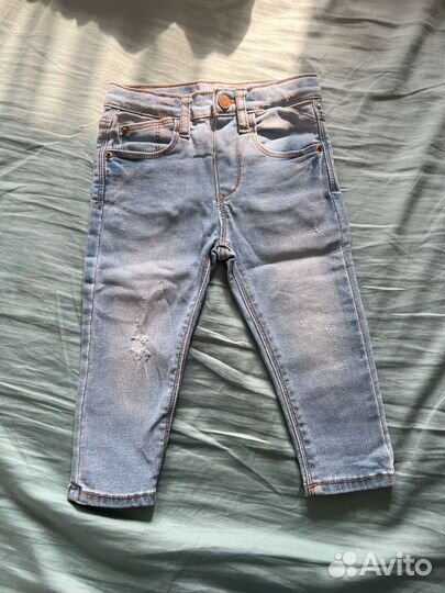 Джинсы zara для девочки 86