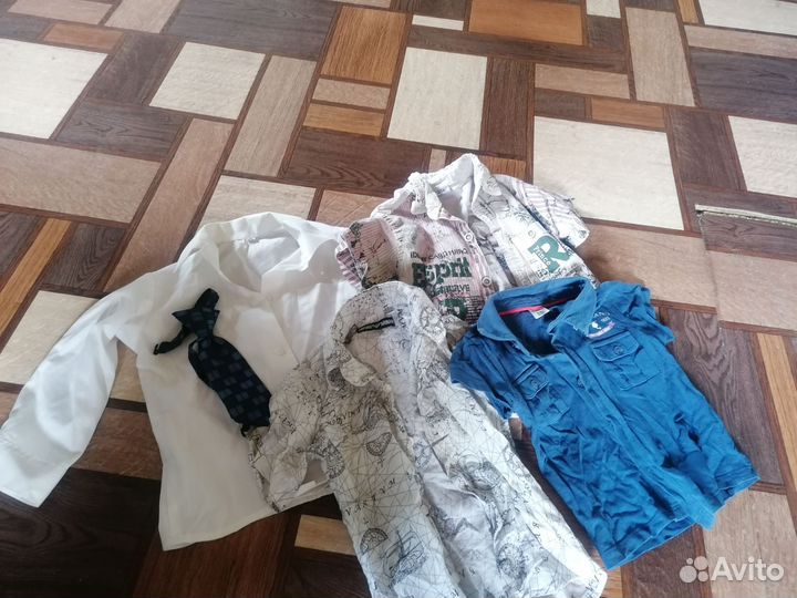 4 пакета детских вещей 3-4 года