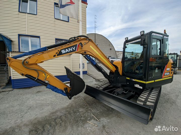 Мини-экскаватор Sany SY55C, 2023