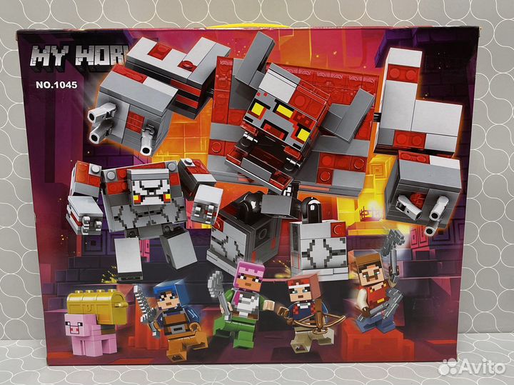 Lego minecraft Битва за красную пыль аналог