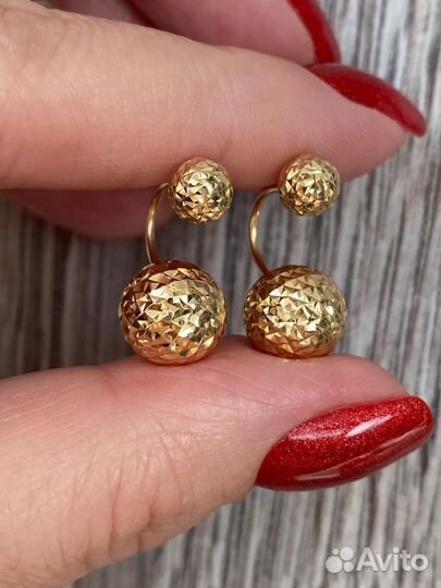 Золотые серьги