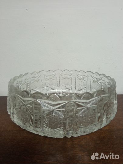 Ваза конфетница. Хрусталь СССР