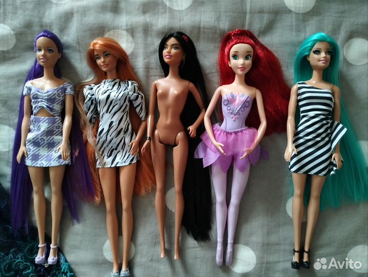 Куклы барби 90 х, маттель, Дисней стор, дефа и др