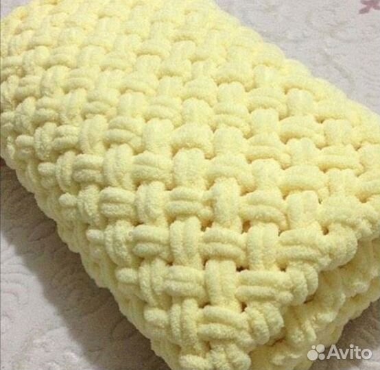 Плед вязаный