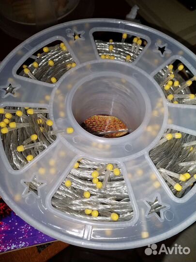 Уличная гирлянда 100м, светодиодная с мерцанием