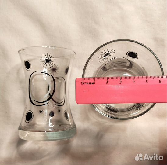 Набор стеклянных стаканов 6 шт