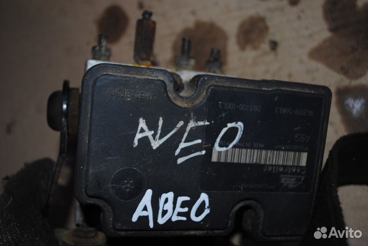 Блок абс (Насос) шевроле авео т250