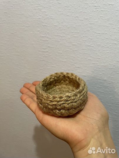 Корзинка из джута
