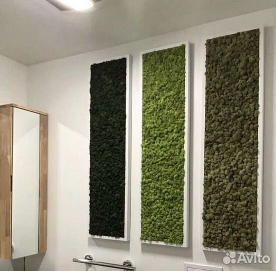 Панель из мха 40 см