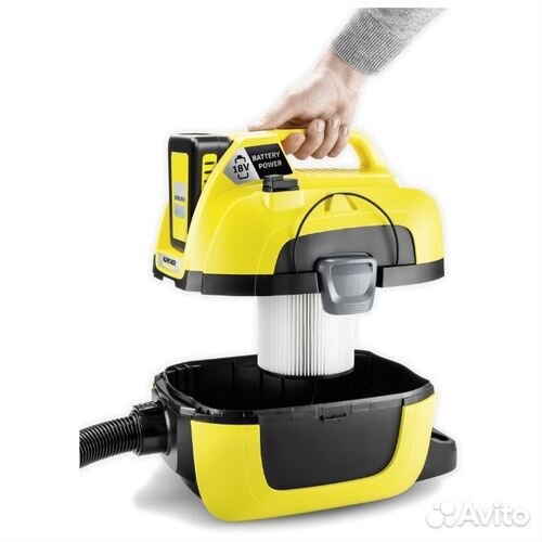 Пылесос karcher WD1 Compact Battery Set 1.198-301