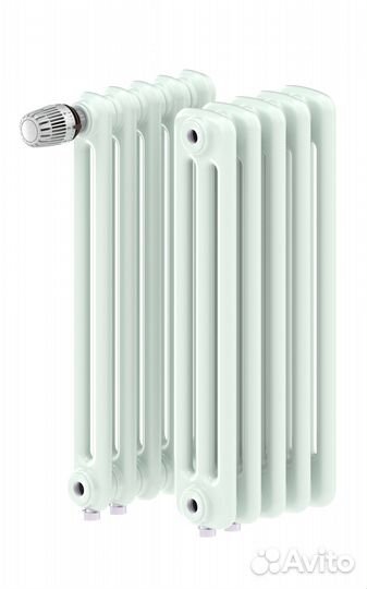 Радиатор трубчатый 6 секц. 3180 белый нижнее rifar