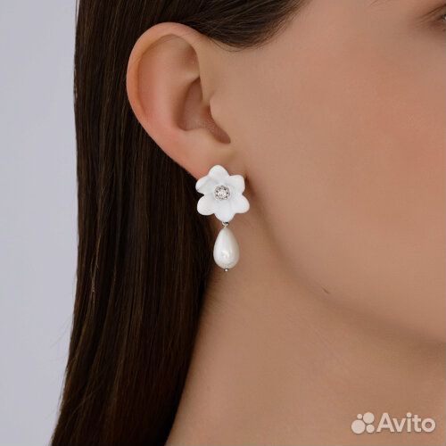 Серьги sokolov из серебра, 94026908