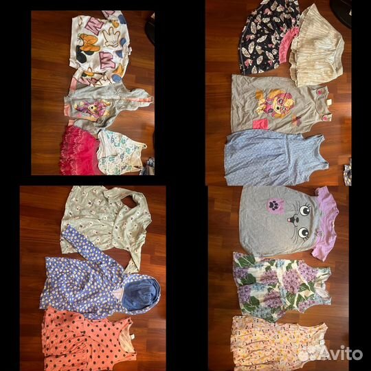 Пакет вещей для девочки 110 116