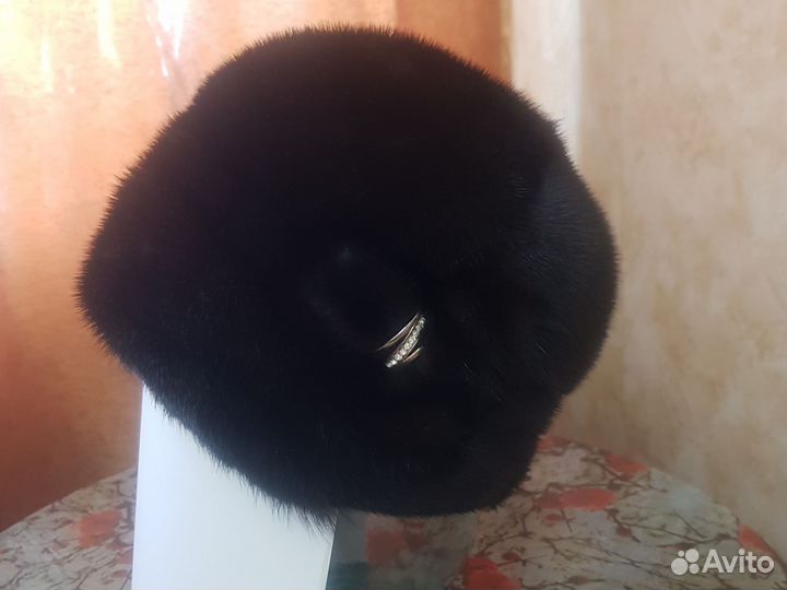 Шапка женская из меха норки